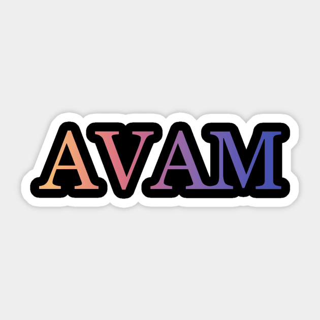 AVAM Zia Sticker by Conscious Creations